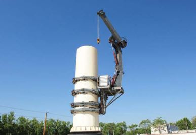 Self-Climbing Crane pentru întreținerea turbinelor eoliene