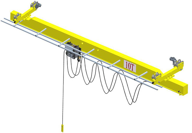 Încuietoare cu un singur fascicul de susținere. Crane.jpg Single Girder Beam Suspension Overhead Crane.jpg